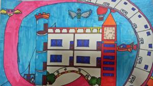 【我看祖国的发展】空中的学校