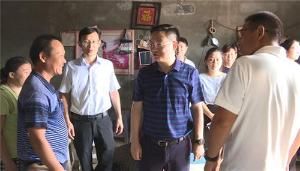 内江市市中区领导到乐贤街道走访调研